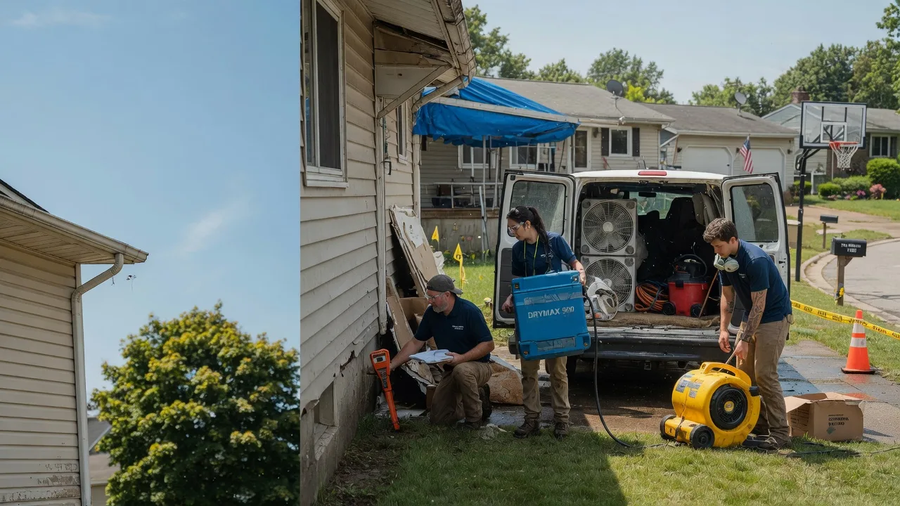 Ceiling Leak Cleanup in Jerry City, OH near me